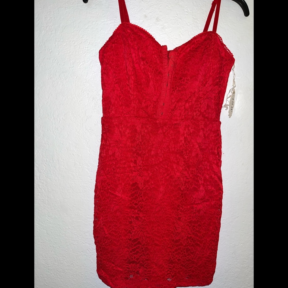 NWT Red Lace Dress